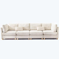 Latitude Run® Convertible L Shape Sofa Multi-person Combination Living Room Sofa