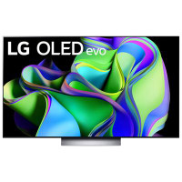 LG 55" 4K UHD HDR OLED webOS Evo ThinQ AI Smart TV (OLED55C3PUA) - 2023