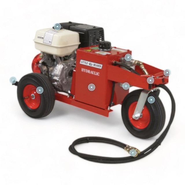 HOC HYDPS11H LITTLE BEAVER HYDRAULIC AUGER + SUBSIDIZED SHIPPING + 1 YEAR WARRANTY in Power Tools
