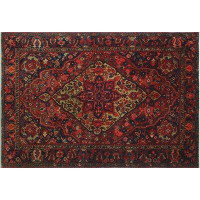 Isabelline One-of-a-Kind Egil Hand-Knotted New Age Rust 6'7" x 9'10" Wool Area Rug