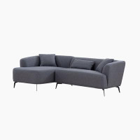 Ivy Bronx 102" L shape Sectional Sofa Couch with Chaise Lounge for Living room