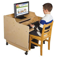 Wood Designs Adjustable Height Student Computer Desk
