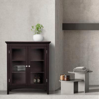Darby Home Co Ezra 26" W x 32" H x 13" D Free-Standing Bathroom Cabinet