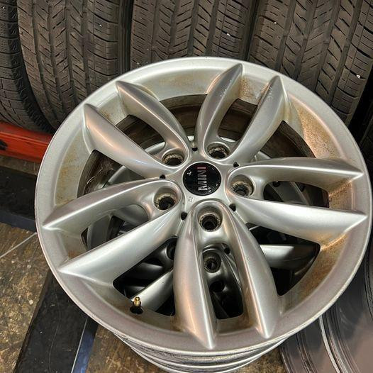 Set of 4 Used MINI Wheels 17 inch 5x120 SILVER for Sale in Tires & Rims in Barrie