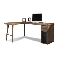 Lilac Garden Tools 70.87"Nut-brown Rectangular Solid Wood desks