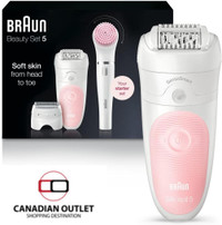 Braun epilator and shaver - Braun Silk epilator 5, Facespa Pro 911, Series 6 Cordless Mens Shaver, Silk Epilator
