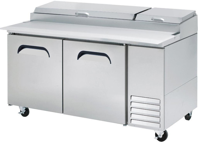 Commercial Double Door 67 Refrigerated Pizza Prep Table-Made In Korea in Other Business & Industrial