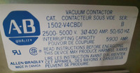 A.B- 7008477-011-08 (2000A,5000V,VACUUM STARTER SECTION) Starters & Contactors