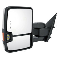 Mirror Driver Side Gmc Denali 3500 2015-2019 Power Heated Tow Type With Memory/Side Marker/In-Glass Turn Signal/Cargo Sp