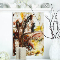 Made in Canada - East Urban Home Contemporary 'Details of Nature Painting' Oil Painting Print on Wrapped Canvas
