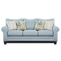 Lark Manor Bayboro 88" Rolled Arm Sofa with Reversible Cushion