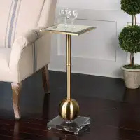 Bohouse Lay Drink Table, Gold