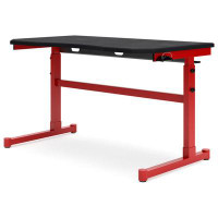 Signature Design by Ashley Height Adjustable Curved Gaming Desk