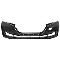 Bumper Front Nissan Leaf 2018-2023 Primed Without Lower Valance Hole S/Sv/Sl Model Without Plus Capa , Ni1000320C