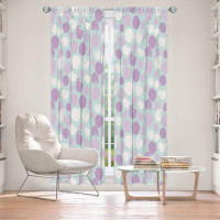 East Urban Home Lined Window Curtains 2-panel Set for Window Size by Metka Hiti - Pebbles