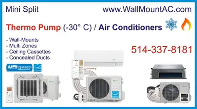 Direct distributor of Senville Aura Mini Split Thermo Pump and Air Conditioners From 9000 to 48000 B...