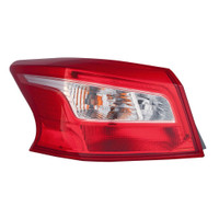 Tail Lamp Driver Side Nissan Sentra 2016-2019 (Body Mounted)High Quality Capa , Ni2804108C
