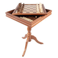 Trademark Games 18.13" Chess & Games & Backgammon Table