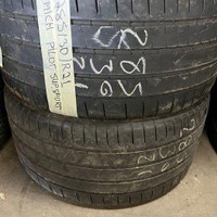 285 30 21 2 Michelin Pilot Super Sport Used A/S Tires With 95% Tread Left