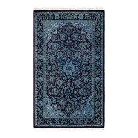 Isabelline Zanyra, One-of-a-Kind Hand-Knotted Area Rug - Blue
