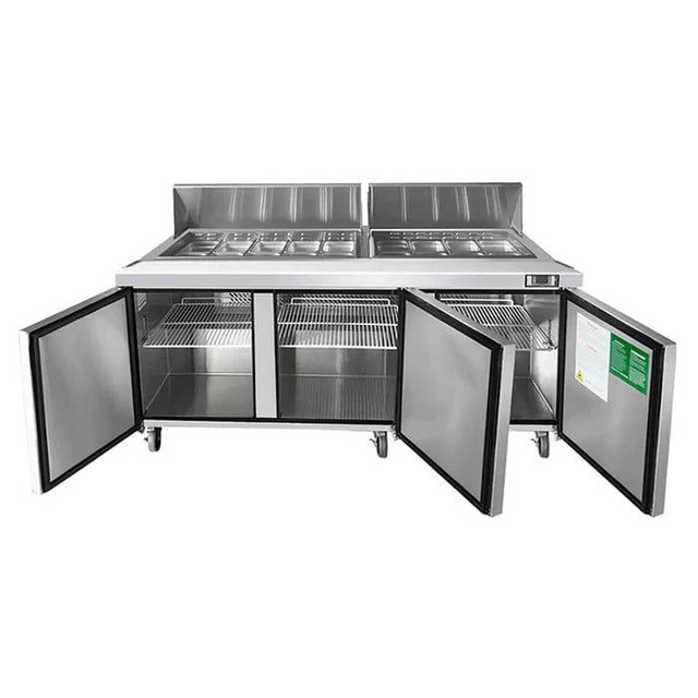 Atosa Triple Door 72 Refrigerated Sandwich Prep Table in Other Business & Industrial - Image 4