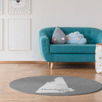 East Urban Home Manchester New Hampshire Poly Chenille Rug