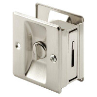 Prime-Line Privacy Lock with Pull Pocket Door Hardware