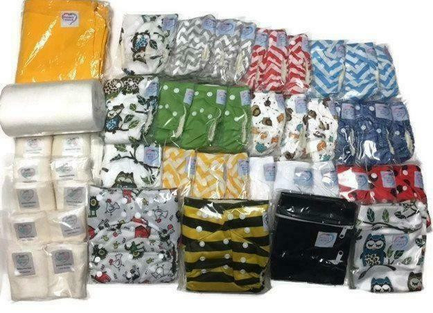 Piddly-Winx Brand New, In Packaging, Cloth Diapers Kit - Customize  - Wet bags, Diapers, Inserts, Wipes - Canadian in Bathing & Changing