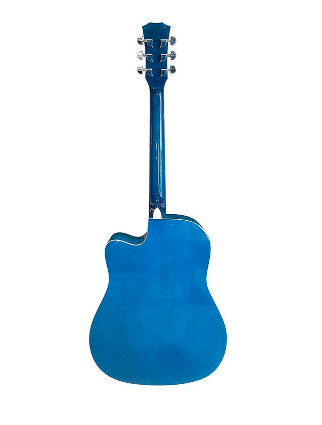 On Sale! Acoustic Guitar for beginners, Students Blue Full Size SPS372 in Guitars - Image 4