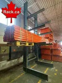 Canadas Largest Stock Of Cantilever Racking  - We Ship All Over Canada - Our Service Can Not Be Duplicated