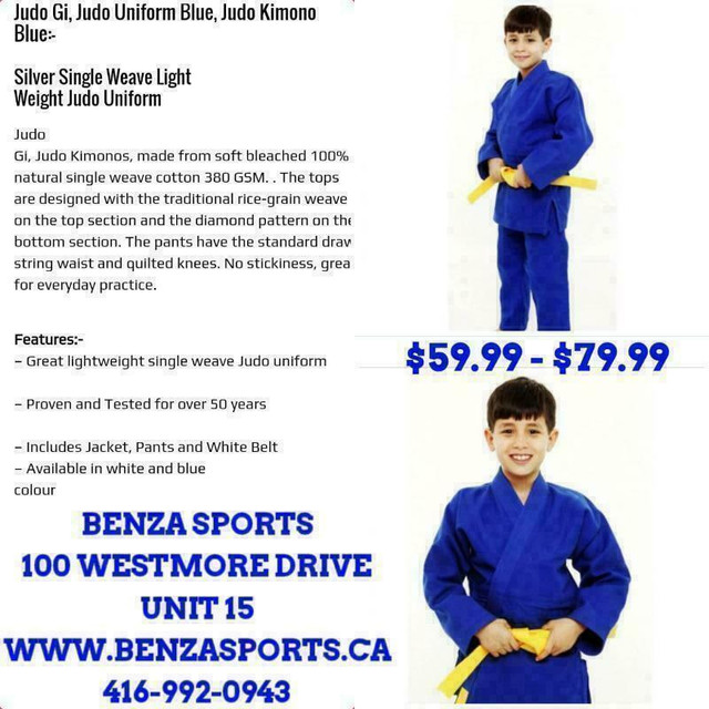 Karate Gi &amp;  Karate Uniform only @ Benza sports in Exercise Equipment - Image 3