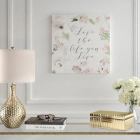 Made in Canada - House of Hampton 'Love Life' Watercolor Painting Print