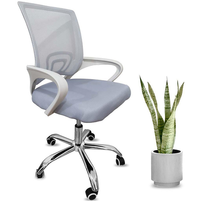 MotionGrey Mesh Series - Executive Ergonomic Computer Desk Home Office Chair with Mesh Back - White in Chairs & Recliners