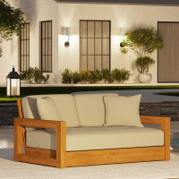 Joss & Main Melrose 52.75" Wide Loveseat with Cushions