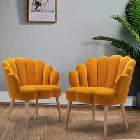Mistana™ Teen Lilly 67.06Cm Wide Velvet Barrel Chair